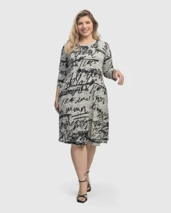 Flirty A Line Dress, Script