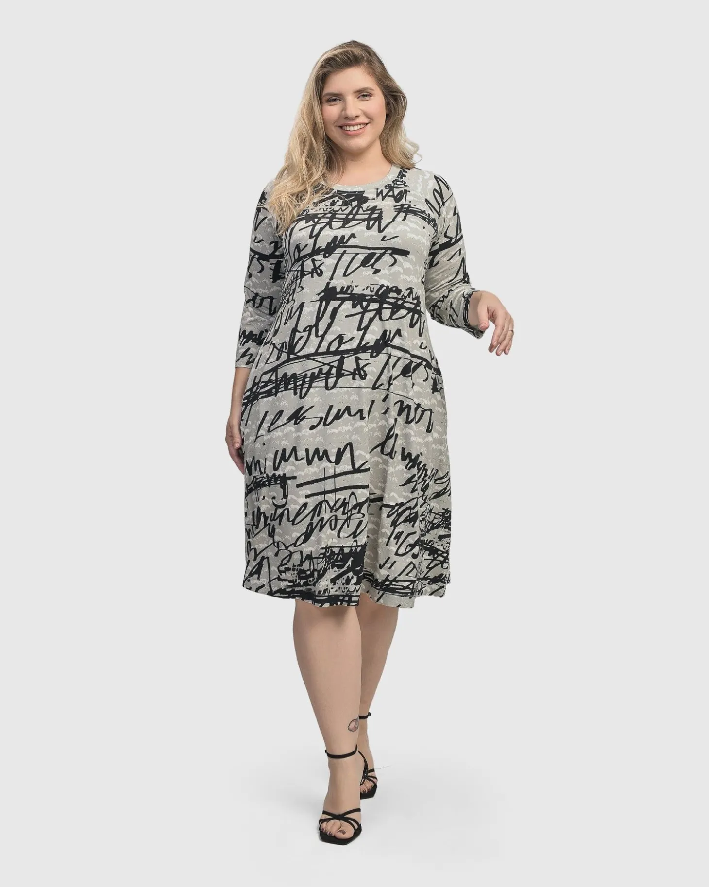 Flirty A Line Dress, Script