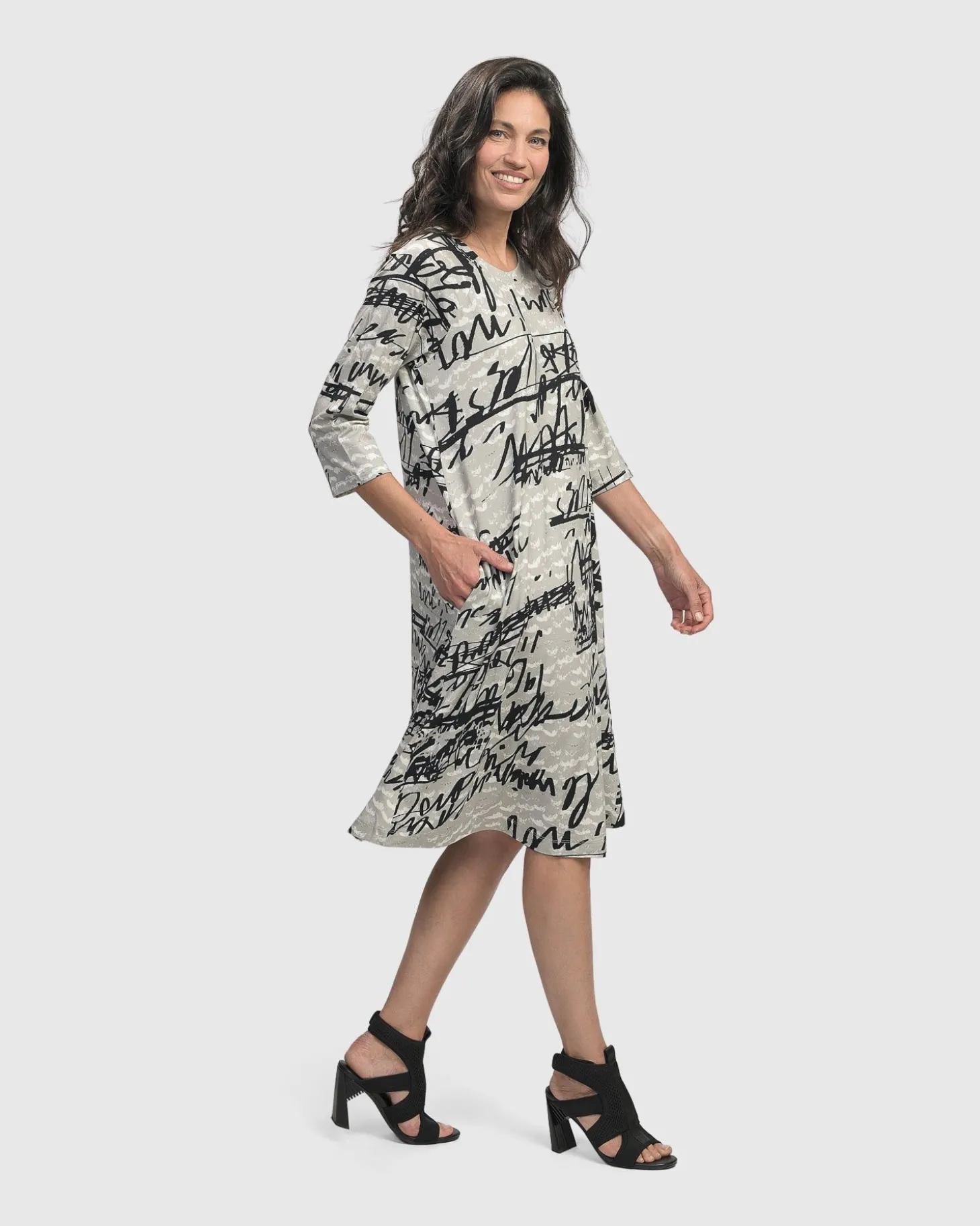 Flirty A Line Dress, Script