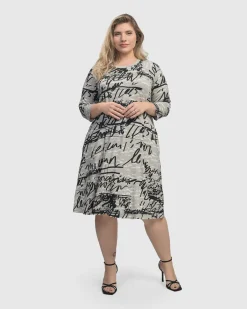 Flirty A Line Dress, Script