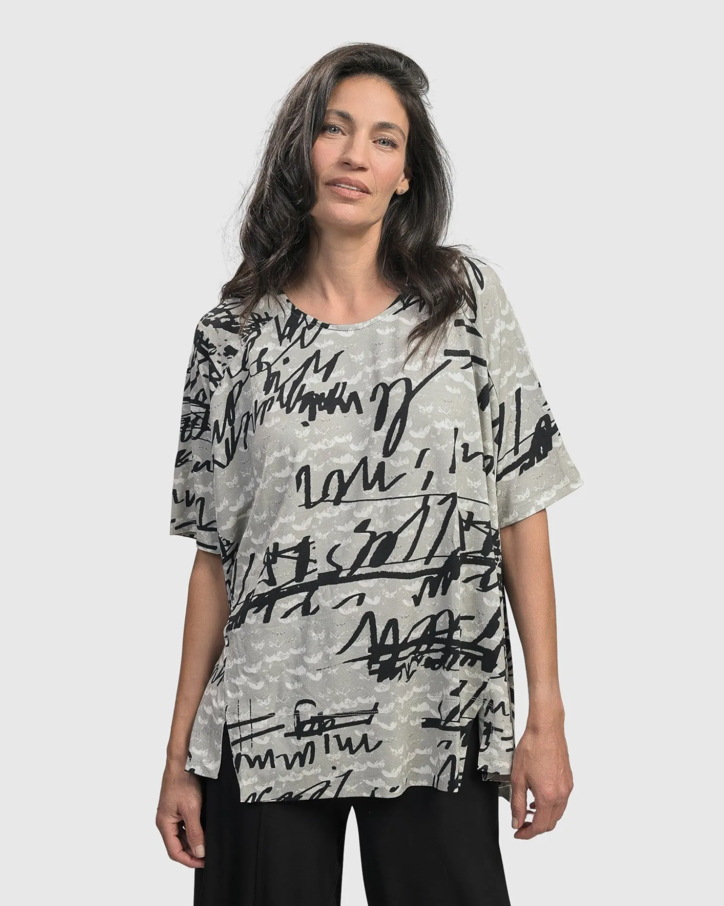 Flirty Swing T-Shirt, Script