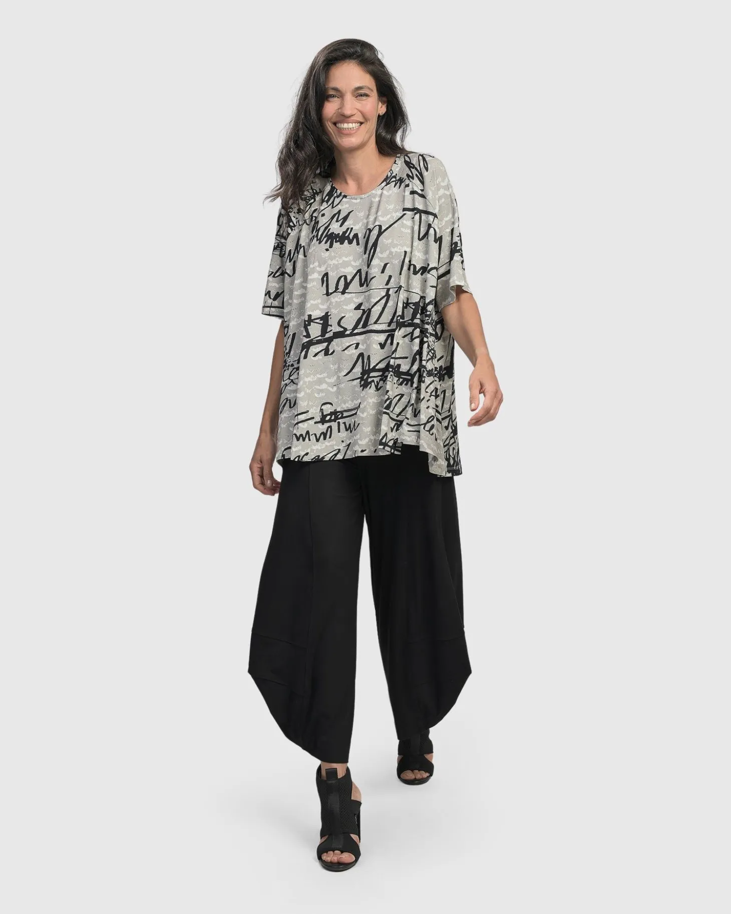 Flirty Swing T-Shirt, Script
