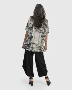Flirty Swing T-Shirt, Script