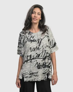 Flirty Swing T-Shirt, Script
