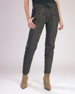 Floral Iconic Stretch Jeans, Chocolate