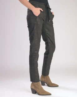 Floral Iconic Stretch Jeans, Chocolate