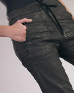 Floral Iconic Stretch Jeans, Chocolate