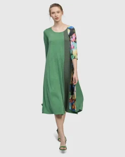 Forget-Me-Not A-Line Maxi Dress, Garden