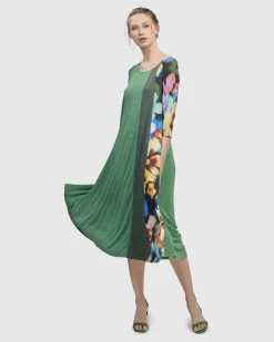 Forget-Me-Not A-Line Maxi Dress, Garden