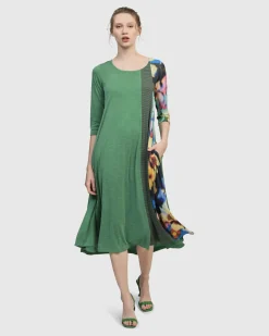 Forget-Me-Not A-Line Maxi Dress, Garden