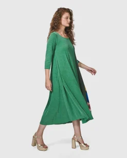 Forget-Me-Not A-Line Maxi Dress, Garden