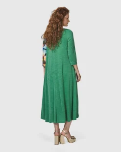 Forget-Me-Not A-Line Maxi Dress, Garden