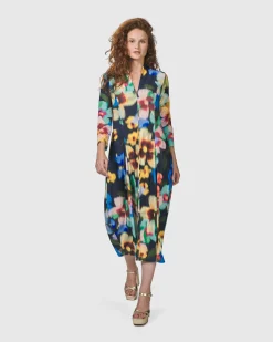 Forget-Me-Not Cocoon Dress, Garden