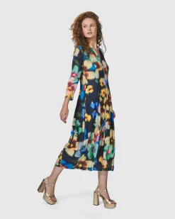 Forget-Me-Not Cocoon Dress, Garden
