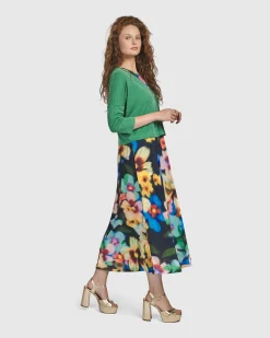 Forget-Me-Not Cropped Cardigan, Garden
