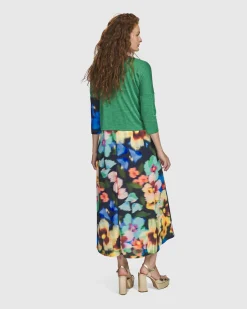 Forget-Me-Not Cropped Cardigan, Garden