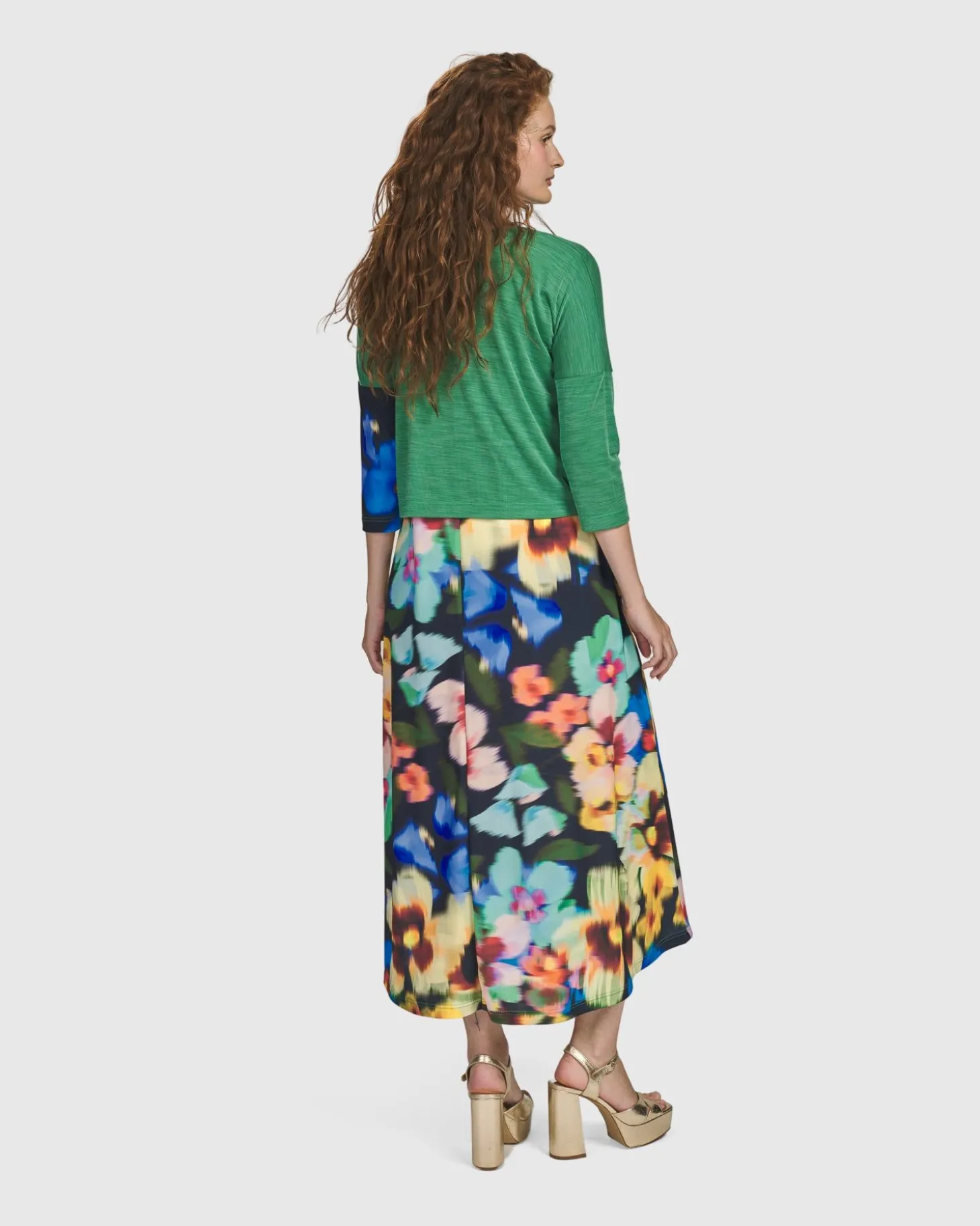 Forget-Me-Not Cropped Cardigan, Garden