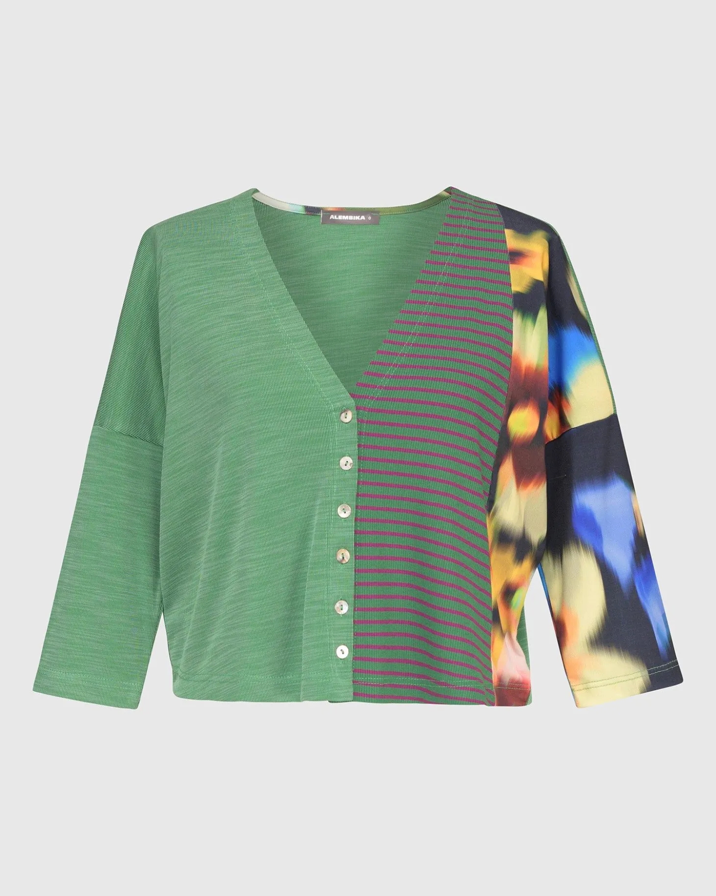 Forget-Me-Not Cropped Cardigan, Garden