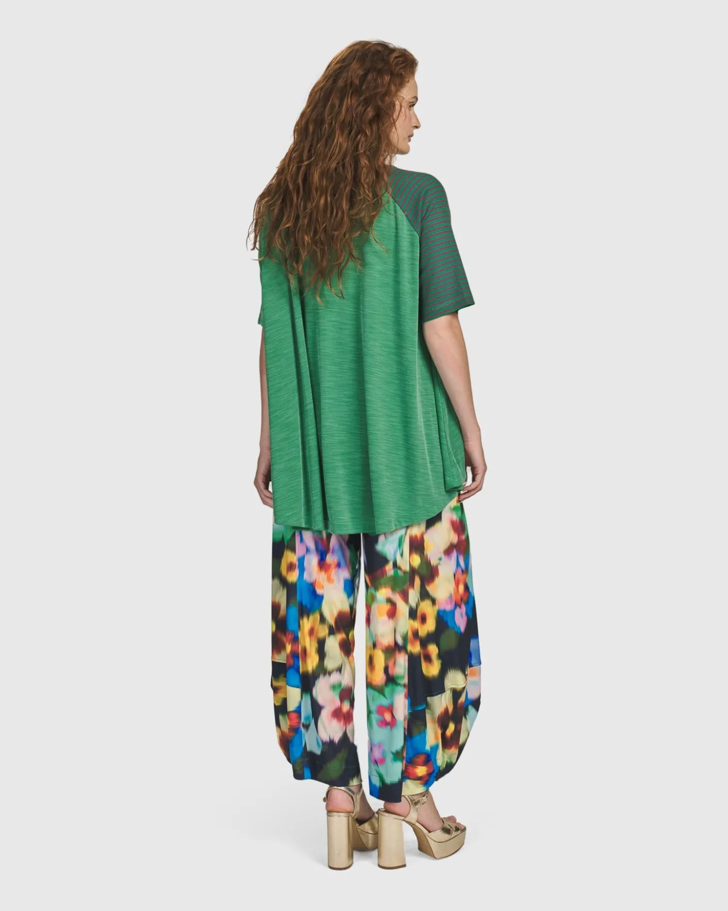 Forget-Me-Not Punto Pants, Garden