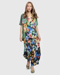 Forget-Me-Not Punto Pants, Garden