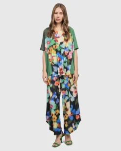 Forget-Me-Not Punto Pants, Garden