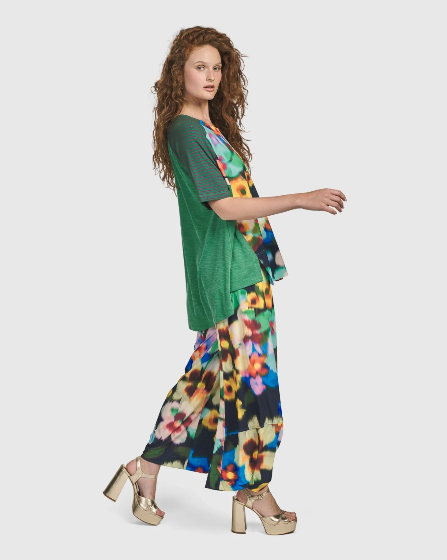 Forget-Me-Not Trapeze Top, Garden