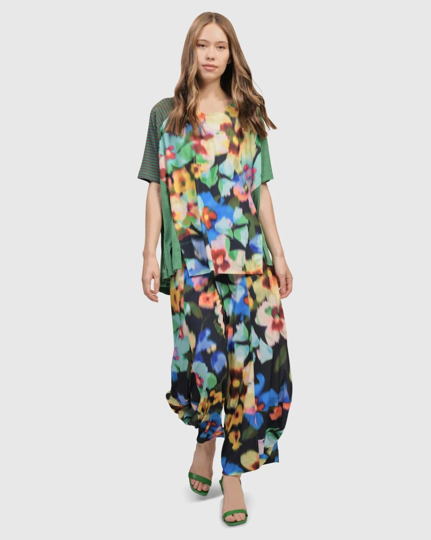 Forget-Me-Not Trapeze Top, Garden
