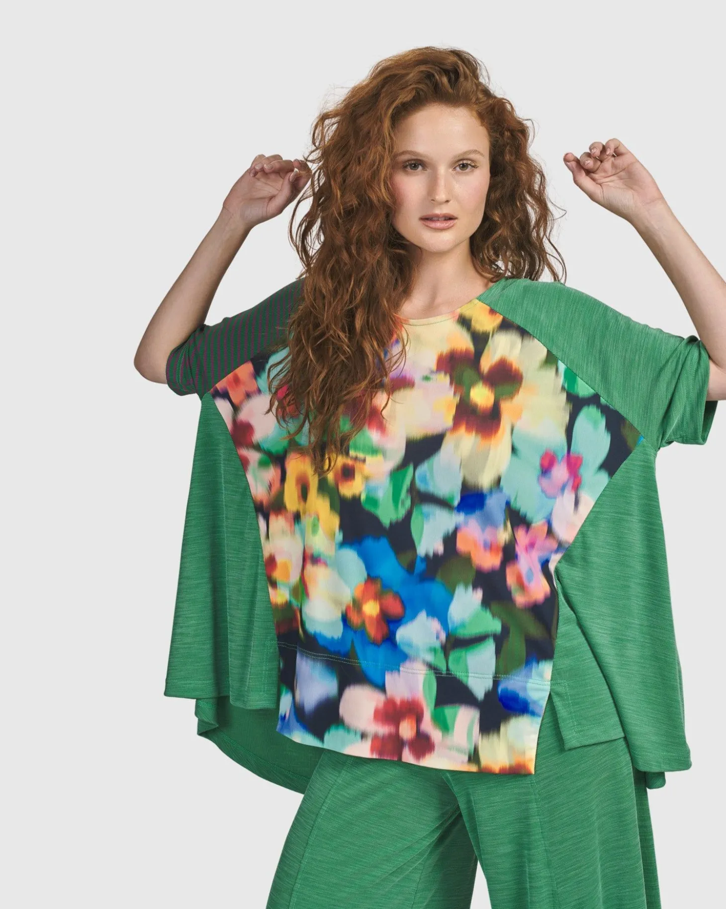 Forget-Me-Not Trapeze Top, Garden