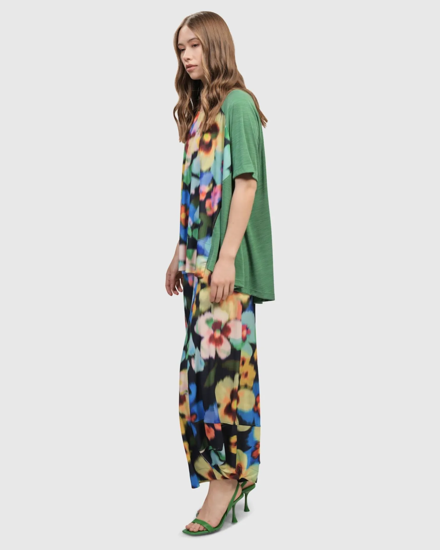 Forget-Me-Not Trapeze Top, Garden