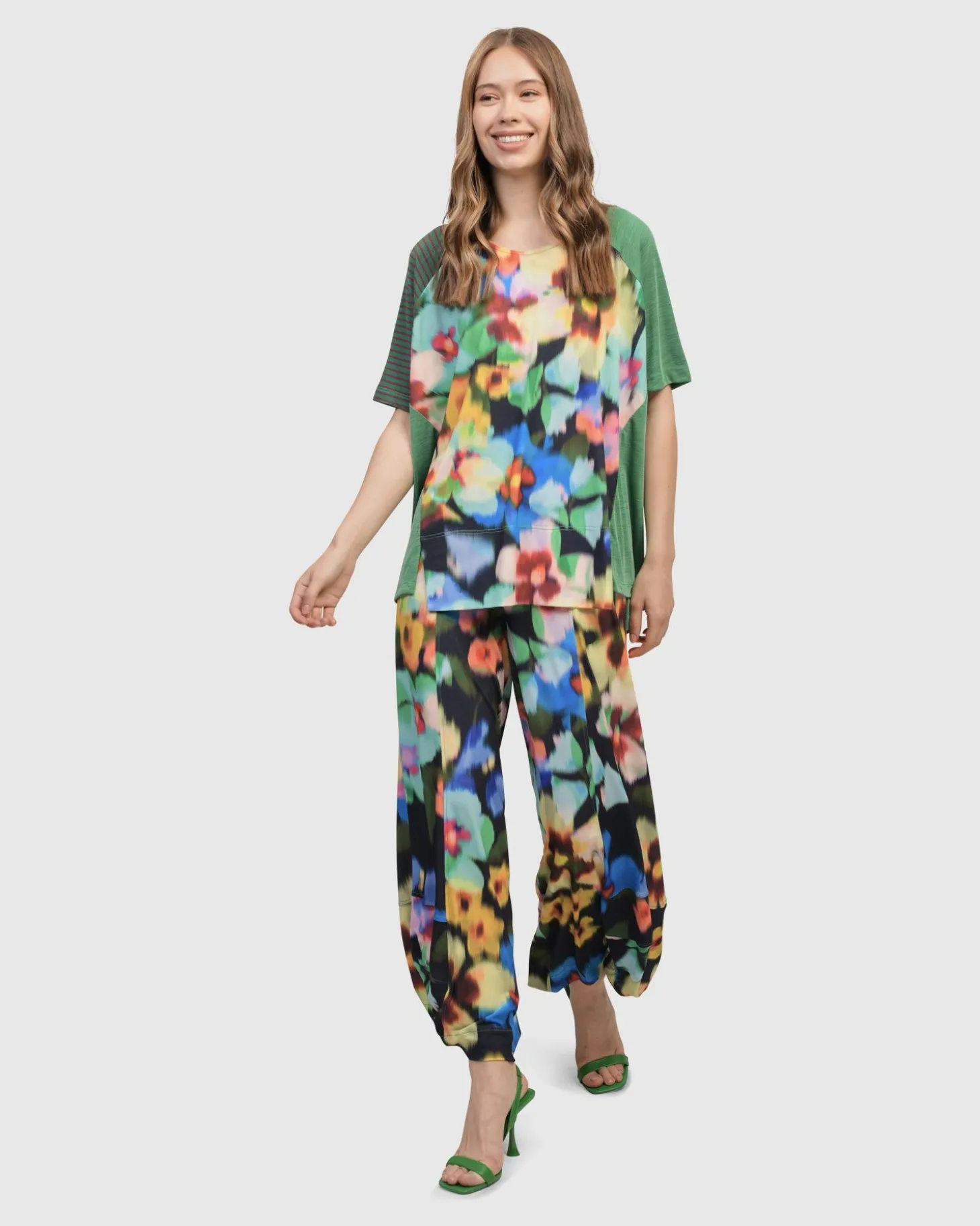 Forget-Me-Not Trapeze Top, Garden