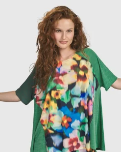 Forget-Me-Not Trapeze Top, Garden