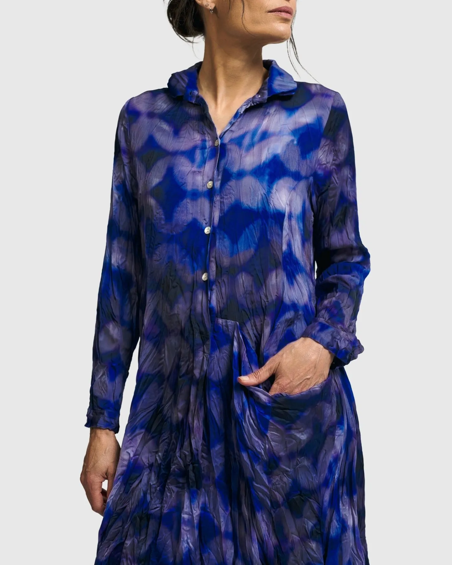 Fortuna Wonderful Pocket Dress, Royal