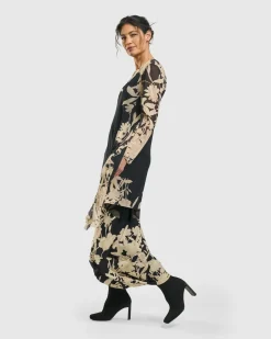 Frances Punto Pants, Floral