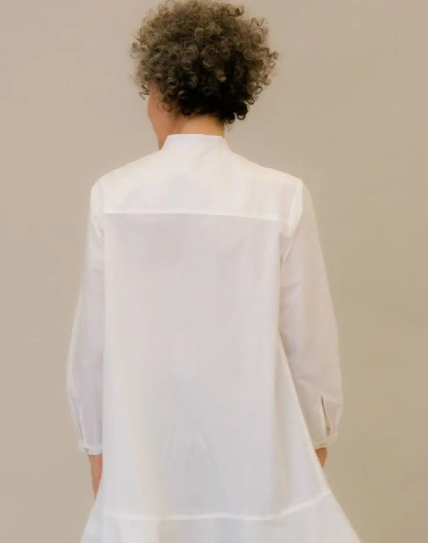 Freedom Flounce Tunic Shirt, White
