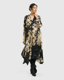 Gaia A-Line Trapeze Dress, Floral