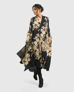 Gaia A-Line Trapeze Dress, Floral