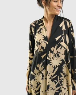 Gaia A-Line Trapeze Dress, Floral