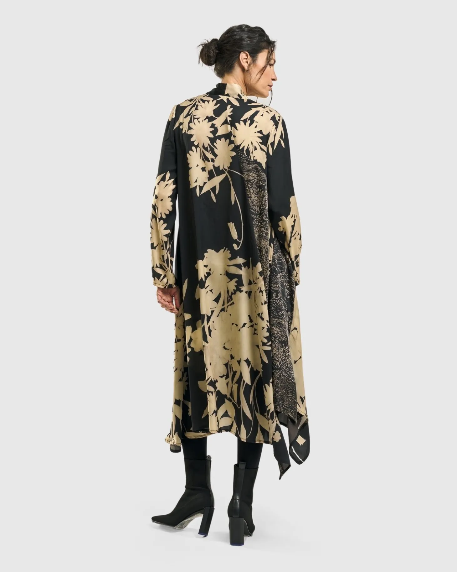 Gaia A-Line Trapeze Dress, Floral