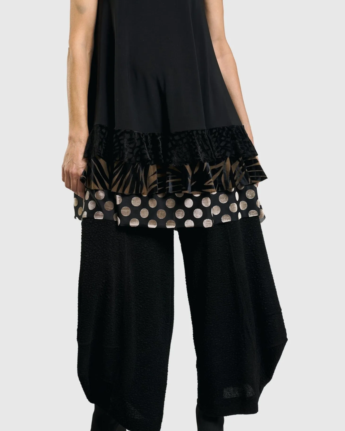 Gemma Sleeveless Tunic Top, Gold