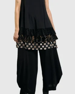 Gemma Sleeveless Tunic Top, Gold