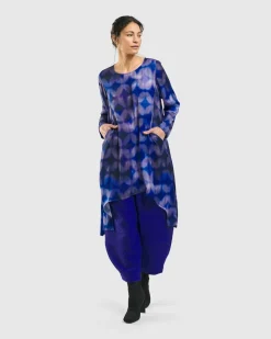 Gemstone Tunic Top, Royal
