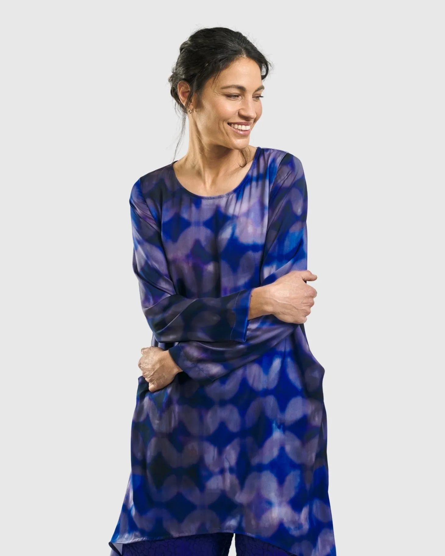 Gemstone Tunic Top, Royal