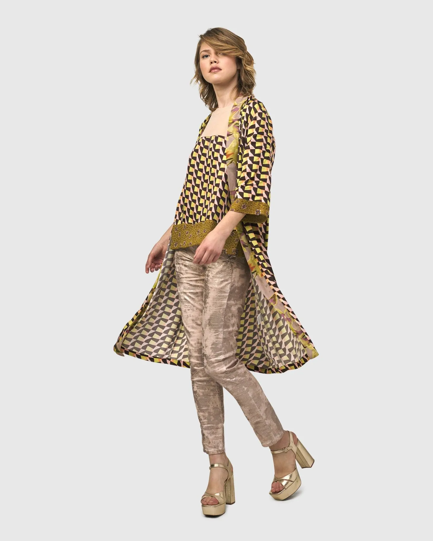 Godard Smoking Jacket, Geometric