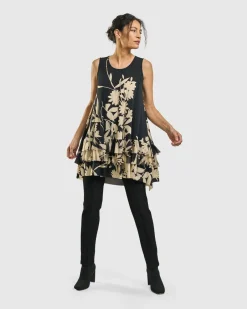 Goldfinch Sleeveless Top, Floral