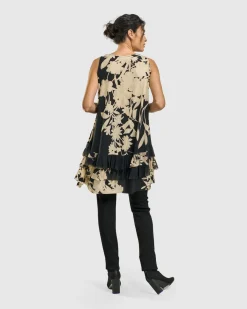 Goldfinch Sleeveless Top, Floral