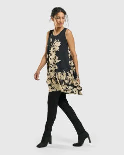 Goldfinch Sleeveless Top, Floral