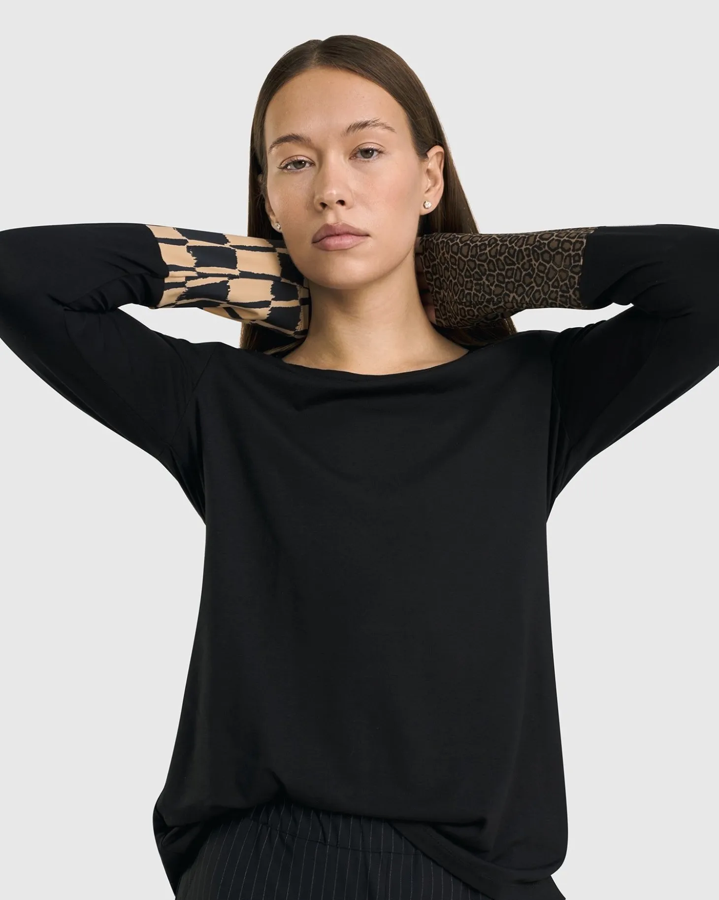 Go-To Long Sleeve Top, Coffee