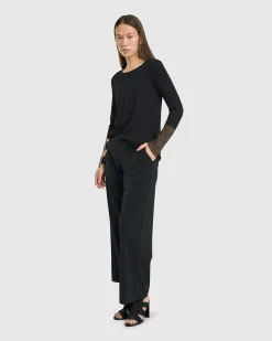 Go-To Long Sleeve Top, Coffee