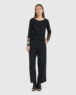 Go-To Long Sleeve Top, Coffee