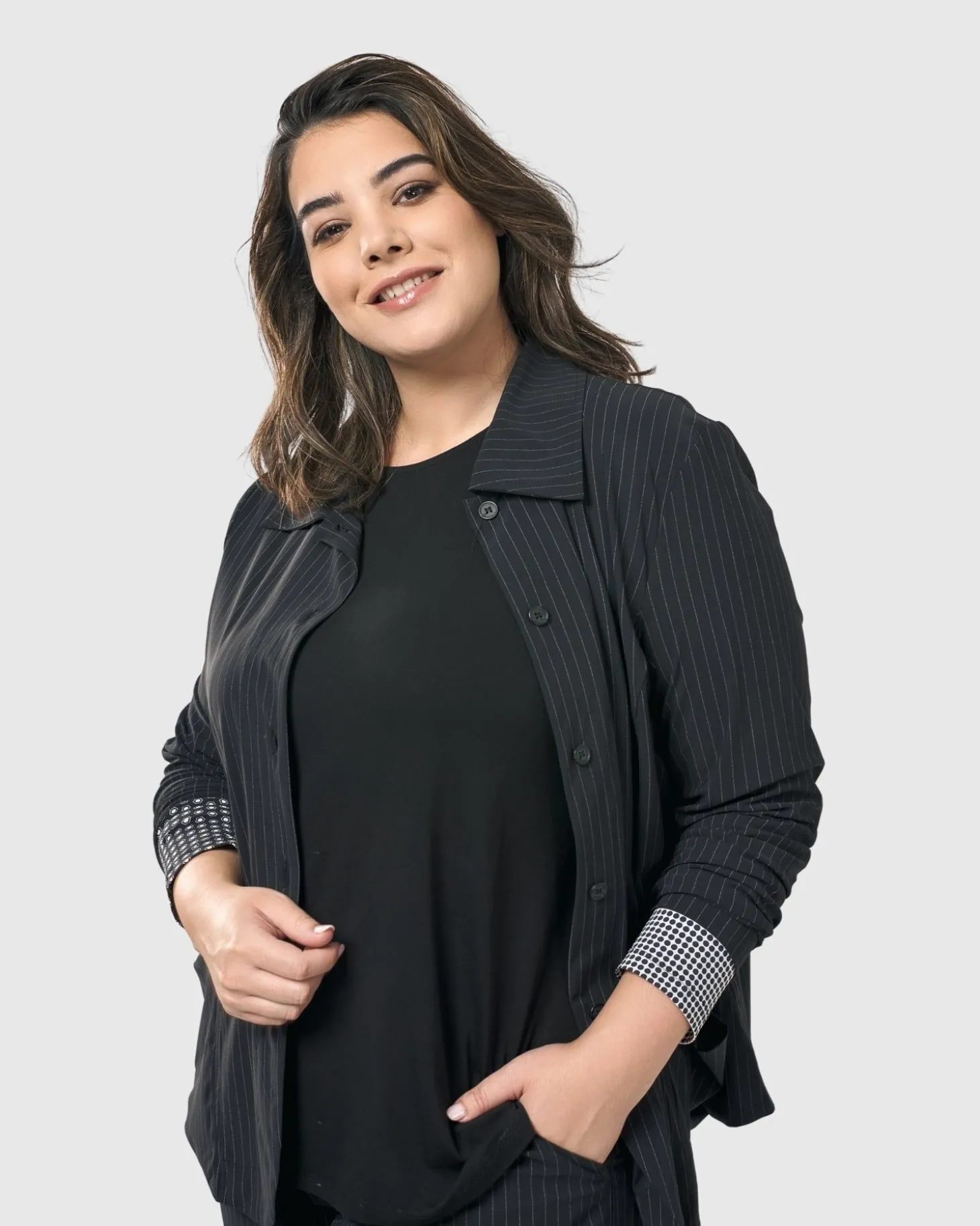 Go-To Long Sleeve Top, Mono